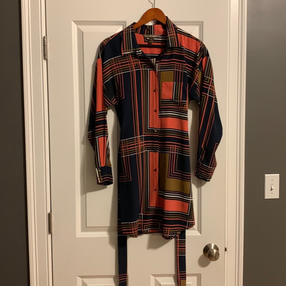 Mod 100% silk Charlie Jade shirt dress